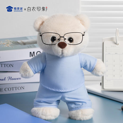 【实付满199送钥匙扣】【医生手术服小熊】可定制创意毛绒小熊公仔儿童玩具服装可脱玩偶送礼礼物 商品图7