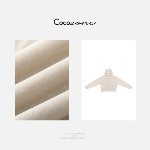 COCO ZONE 刘一一  【肌理感】户外运动风轻便连帽外套 CD1A0887 商品图2