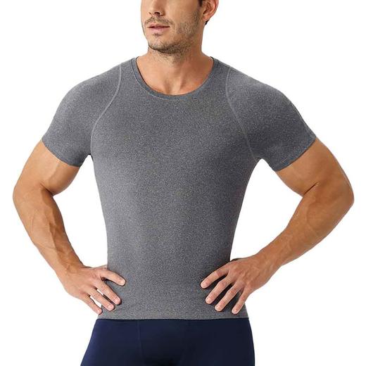 跃牌【欲动春风】男装系列 紧身健身短袖高弹透气吸湿排汗跑步训练运动t恤51232 商品图4