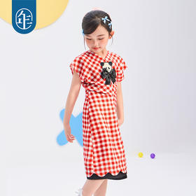 年衣童装旗袍连衣裙25夏季新款甜美国风儿童短袖盼达囡囡旗袍裙