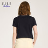 ELLE Active圆领短袖T恤女夏季新款休闲时尚字母印花舒适上衣百搭 商品缩略图7