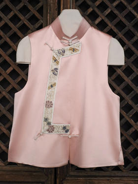 盛唐牡丹大师系列| 盘金手绣花瓣马甲