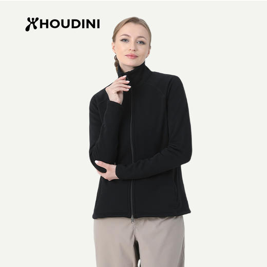 HOUDINI胡丁尼  Power Up Jacket 高阶魔术师户外女立领保暖抓绒衣 830020/830067 商品图7