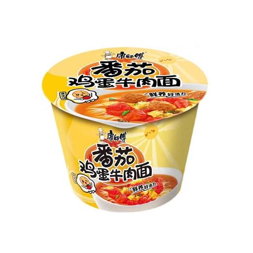 康师傅126g番茄鸡蛋牛肉桶面 商品图0
