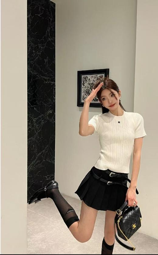 好货可以先囤！ 工厂特价出 ！小香针织短袖T恤！ 商品图5