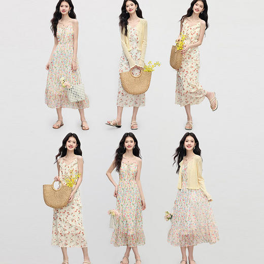 【夏日新品】熙世界防晒冰丝针织开衫女薄款夏季户外穿搭配吊带裙空调衫小罩衫 商品图2