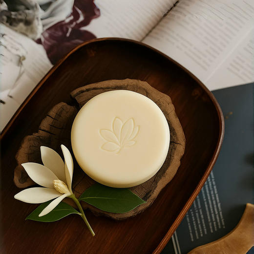 【分销】洄·净玉洁面皂 | 75g/块 手工冷制皂 白玉兰花纯露精油香氛 温润养肤 45天晾晒 洗手沐浴全身可用 商品图1