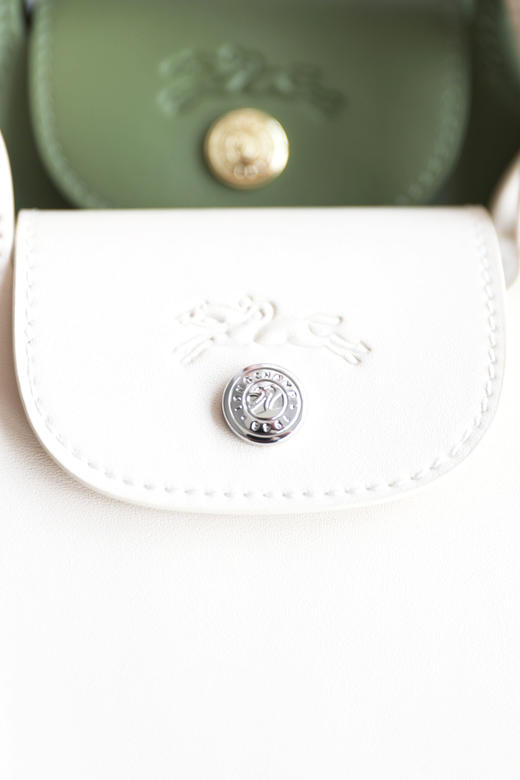 小牛皮手提包，田园风格的。纯铜五金闭合法式单肩托特包C051968 商品图1