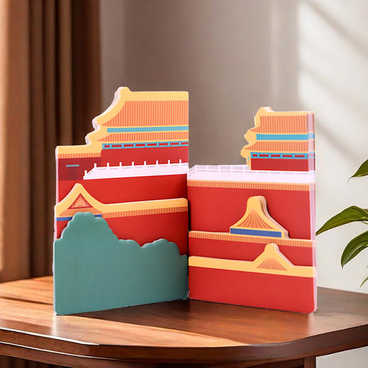 故宫文具殿宇宫阙便签文创便利贴精美摆件建筑纸雕艺术品 商品图4