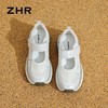 ZHR则则【6.5cm】厚底透气镂空老爹鞋女夏季魔术贴增高运动凉鞋女 商品缩略图7