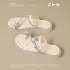 ZHR水钻凉鞋女2025新款超仙夹趾拖鞋爆款轻便两穿一脚蹬沙滩凉鞋 商品缩略图7