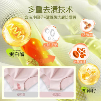 BLINHCLEAN内衣内裤专用洗衣液500g*2瓶 内衣净生理期去血渍祛味抑菌99.9% /家庭清洁/纸品 /衣物清洁 /内衣洗衣液 商品图3