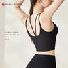 DENLUS瑜伽运动内衣带胸垫定制细螺纹裸感瑜伽服背心DY66176# 商品缩略图6