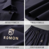 【送专柜同款礼袋】罗蒙父亲节冰丝两件套套装 罗蒙夏季短袖POLO衫男+休闲裤子两件套装男士 中老年爸爸装无痕T恤 商品缩略图2