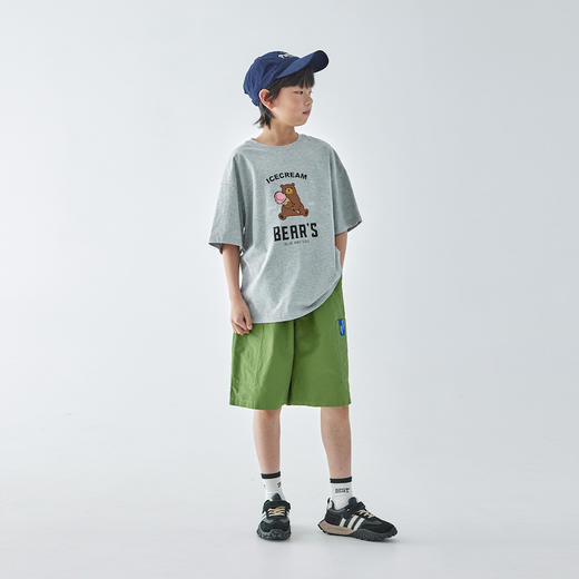 蓝汽水小熊印花短袖860B256046JX 商品图3