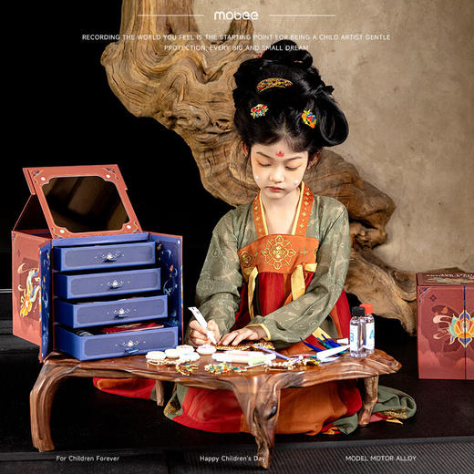 【六一好礼】mobee非遗螺钿手工diy材料包发簪首饰胸针礼品盒套装 商品图7