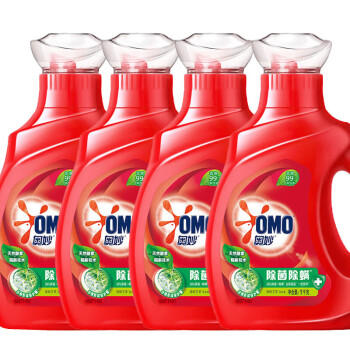 奥妙（OMO）洗衣液 除菌除螨洗衣液8斤(1kg*4瓶) 持久留香 /家庭清洁/纸品 /衣物清洁 /普通洗衣液 商品图0