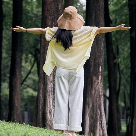 小野和子大檐双面防晒帽|加宽加长大檐帽，遮脸又遮脖子 商品图3