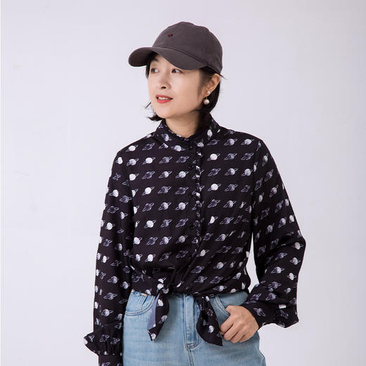 星球印花衬衫 商品图0