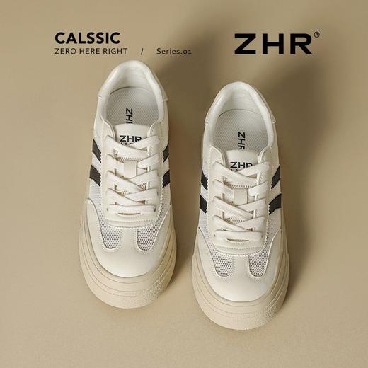 ZHR则则透气网面德训鞋女夏季女鞋厚底休闲鞋ins百搭防滑板鞋女 商品图7