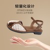 ZHR则则厚底罗马凉鞋2025夏季新款气质百搭编织凉鞋法式复古女鞋 商品缩略图3