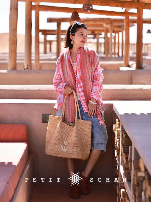 PETIT SCHAN小闪 BAG#008 summer in Southern France 南法之夏 拉菲草法式纯手工编织包 商品图8