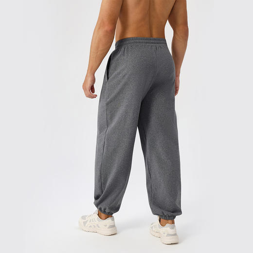 跃牌【欲动春风】男装系列 宽松瑜伽长裤透气跑步运动束脚裤户外休闲健身训练长裤51349 商品图3