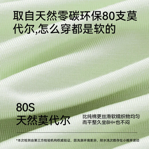 【59元4条装】80支莫代尔女士内裤 聚乳酸抑菌底裆中腰不夹臀无痕内裤 商品图3