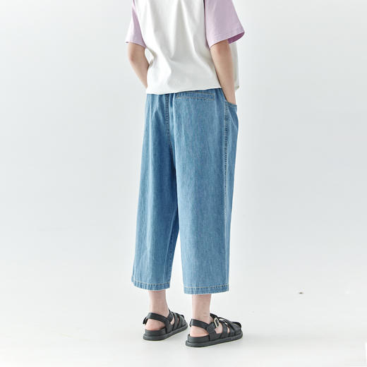 棵初休闲牛仔裤八分裤807K256071CD 商品图3