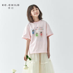 棵初趣味印花短袖T恤860K256063CD
