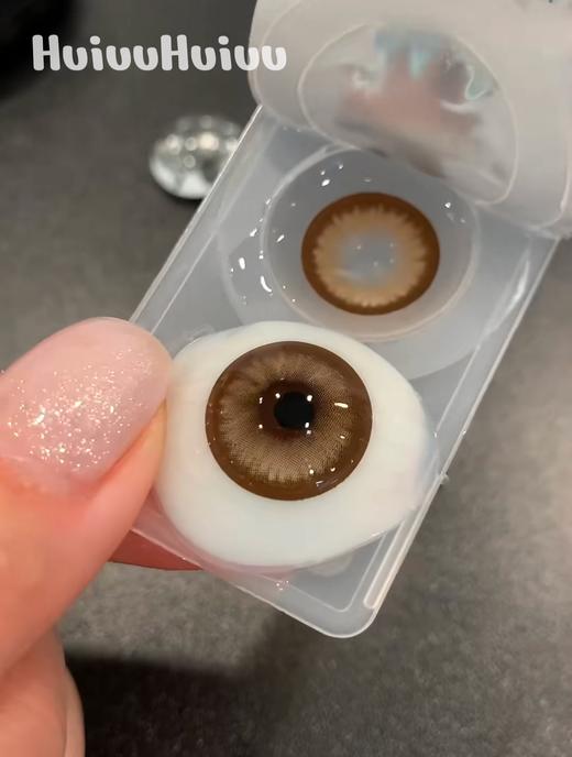 【新品实拍】SUPERBIGCON-半年抛新品-丝缎黑瞳/赛里木湖/乌兰湖心脏/烂漫星河/海口落日-14.5mm【0-800度 无525/575】 商品图4