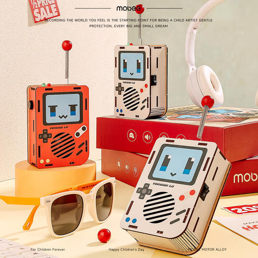 【六一好礼】mobee儿童对讲机DIY套装 儿童节礼物 手工DIY对讲机 商品图5