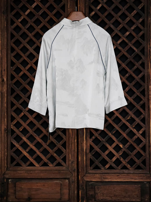 STJINGx凯喜雅| 千里江山穗宁上衣-影青 商品图5