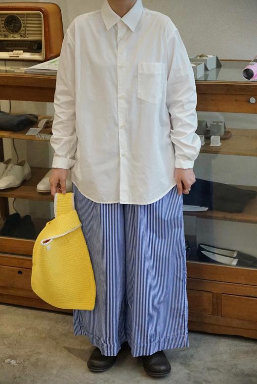 NITTO 蓝白细纹休闲裤 商品图10