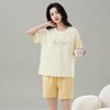 女士短袖短裤套装家居服外穿睡衣【带胸垫】【X52087】 商品缩略图2