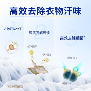 蓝月亮 运动洗衣液小苍兰香 500g手洗日常及运动适用 留香24小时抑汗味 /家庭清洁/纸品 /衣物清洁 /普通洗衣液 商品图6