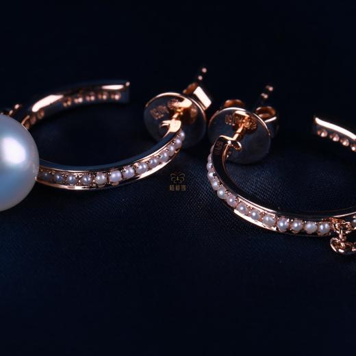 【玲珑星月】一耳三钳珍珠耳坠ZZ12504005 商品图5