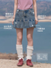 早乙女惠子saotome/STMQZ252307/水洗牛仔百褶短裙 商品缩略图2