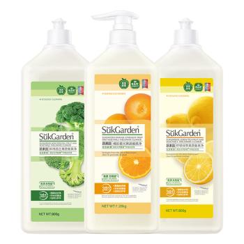 蔬果园洗洁精2.88kg轻松去油家庭装洗涤剂果蔬餐具清洁剂宝宝餐具可用 /家庭清洁/纸品 /家庭环境清洁 /洗洁精 商品图1