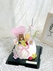 七夕蛋糕情侣‘春日花园小熊’/纪念日（没有的花会用其他花型替代） 商品缩略图1