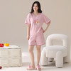 I‘d爱帝女士夏季透气纯棉短袖家居套装 商品缩略图5