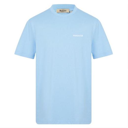 【海信嘉年华】Aquascutum雅格狮丹圆领短T 80蓝色 商品图0