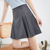 【专属特价】熙世界黑色不规则百褶短裙女2025年夏季新款通勤学院风a字半身裙 商品缩略图3