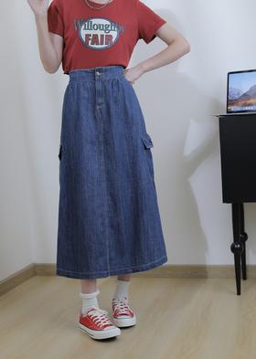 3309042#工装牛仔半裙