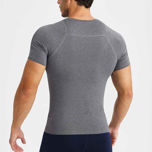 跃牌【欲动春风】男装系列 紧身健身短袖高弹透气吸湿排汗跑步训练运动t恤51232 商品图0