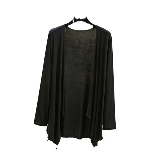 丁摩 莫代尔开衫女夏季新款空调防晒衫中长款长袖不规则披肩薄外套5ZF-2422 商品图4