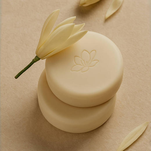 【分销】洄·净玉洁面皂 | 75g/块 手工冷制皂 白玉兰花纯露精油香氛 温润养肤 45天晾晒 洗手沐浴全身可用 商品图0