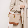 【预售3天】小众水桶包通勤编织包单肩包2025新款高级感百搭斜挎女包DXL2501 商品缩略图1