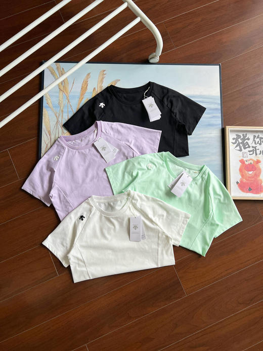 点此购买 迪桑特夏季女款运动休闲短袖圆领T恤 LL 319027 商品图8