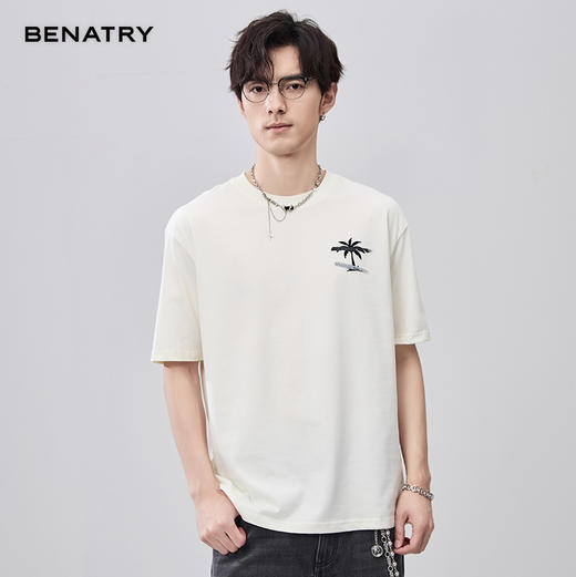 贝纳川夏季圆领短袖T恤ECF214115 商品图5